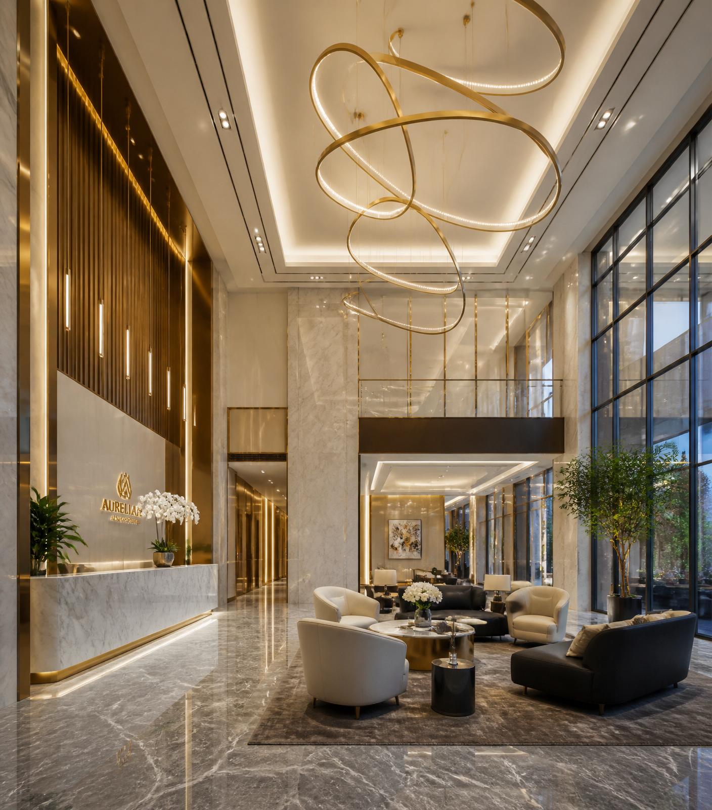 Living & common areas cleaned by Maison Hospitality Group